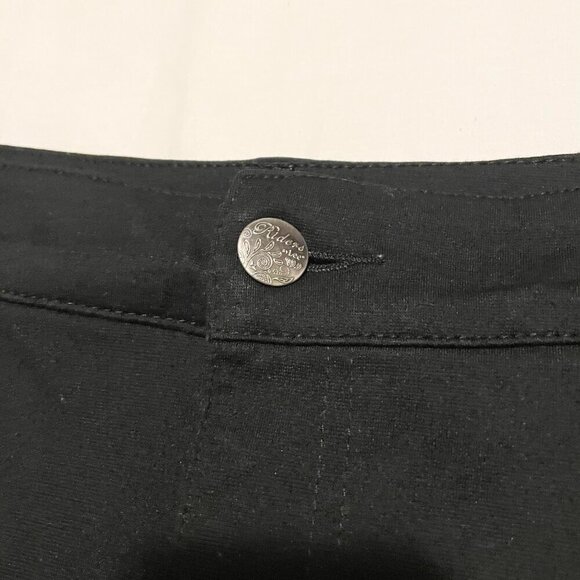 Lee Rider Womens Black Shorts Size 18 - Picture 2 of 12